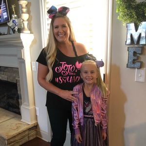 JOJO SIWA SQUAD OFF THE SHOULDER SHIRT